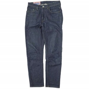 Acne Studios Bla Konst Acne s Today oz bro navy blue -stroke Italy made 5 pocket skinny denim pants 28 tapered jeans g13235