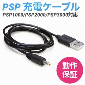 PSP 充電ケーブル 充電器 USBケーブル PSP1000 2000 3000 チャレンジタッチ 1m ③