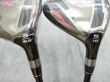 HONMA ホンマ TOUR WORLD ツアーワールド GS FW 3W 16.5° & 5W 18° 2本セット 純正カーボン SPEEDTUNED 48 (S) 日本 カバー無し 未使用品_画像2