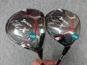 ダンロップ SRIXON ZX FW フェアウェイウッド 3W 15°＆ 5W 18° 2本セット 純正カーボン Diamana ZX50 (SR) 日本仕様 未使用品 カバー無し