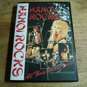 ハノイロックス　HANOI ROCKS Wasted Years マーキーライブ　DVD 燃えるロンドンナイトCD　2枚組　マイケル・モンロー　