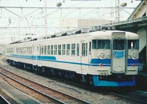 鉄道写真 475系 電車 北陸本線 TOWN トレイン L判（89mm×127mm）