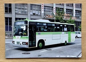 バス写真 大阪市営バス 41系統 大阪駅前にて 2002年撮影 Lサイズ