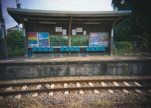 鉄道写真 / 高徳線 板東駅 2L判（127mm×178mm）