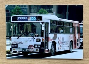 バス写真 京都市バス 急行100系統 銀閣寺行き Lサイズ