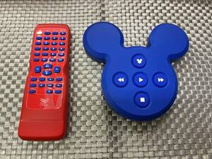 【現状品】Disney ディズニー　DVDプレーヤー BVHE-SN1 のリモコンセット