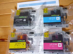 インク革命 brother用 LC111-4PK 互換インク 4色パック