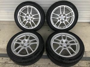 売り切ります　バリ山　三菱　純正　ランサーエボリューション　ランエボ　Ⅸ 9 セット　４本　235/45r17 貿易　純正戻し　235-45-17