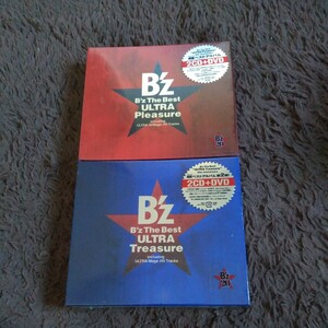 B'z The Best ULTRA Pleasure 2CD+DVD ULTRA Treasure 2CD+DVD ベストアルバム セット ビーズ 稲葉浩志 松本孝弘 初回限定盤 新品 未開封 