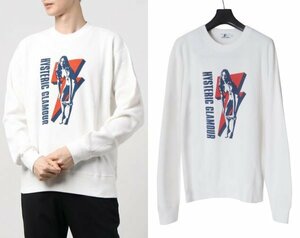 21S/S Hysteric Glamour HYS THUNDER sweat M white waffle * letter pack post service shipping possible 