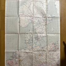 10223 古地図　1932年　ヨーロッパ鉄道地図　6枚 1:1500000 戦時　フランス印刷_画像4