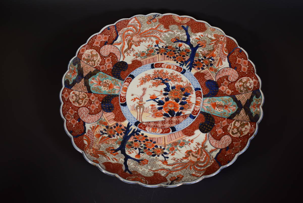 年最新ヤフオク!  古伊万里 大皿 色絵日本の陶磁の中古品