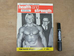 洋雑誌 The Official NABBA Journal 『health and strength』 1971年1月 ボディビル BM039