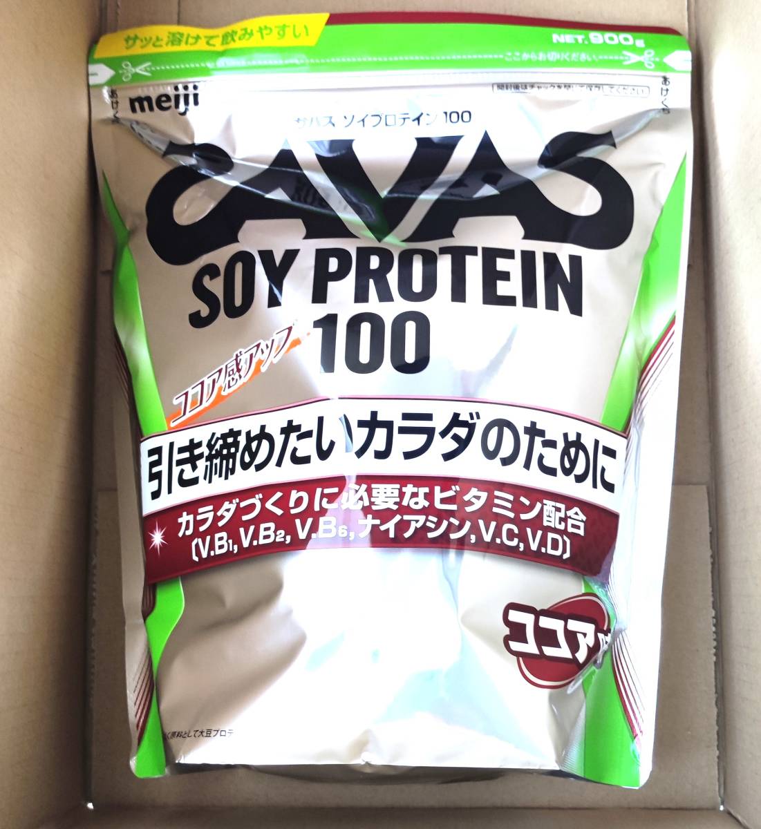 明治 ザバス ソイプロテイン100 ソイミルク 900g✖︎6袋-