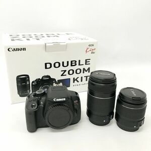 Canon KISSX6I-WKIT 【EOS Kiss X6i ダブルズームキット】店頭/他モール併売《家電・山城店》U232