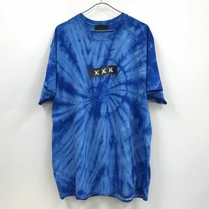 【中古】GOD SELECTION XXX ゴッド セレクション トリプルエックス タイダイ染め BOXロゴ Tシャツ/ストリート【メンズ古着】【山城店】A564