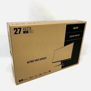 《未開封》acer 27型ワイド IPS 非光沢 ゲーミングディスプレイ VG270《家電・山城店》A1332