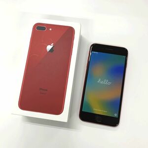 docomo MRTM2J/A iPhone8 Plus RED special edition 256GB / 356735085526060/利用制限:○ iOS 16.2 他モール併売《スマホ・山城店》U213