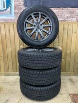 AZANE 225/65R17 17インチ タイヤホイールセット タイヤ4本セット スタッドレスタイヤ ダンロップ ウィンターマックス_画像2