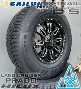 即日発送 スタッドレス SAILUN WST3 265/65R17 ハイラックス サーフ パジェロ 17インチ 新品 タイヤホイールセット 1台分 ノーマル車高対応