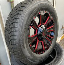 10月発送 タイヤホイールセット スタッドレス デリカD5 エクストレイル RAV4 CX5 SAILUN WSTX 225/70R16 DeathRock 16インチ_画像5