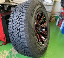 10月発送 スタッドレス SAILUN WST3 265/65R17 ハイラックス サーフ パジェロ 17インチ 新品 タイヤホイールセット 1台分 ノーマル車高対応_画像6