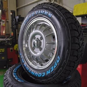 タウンエース ライトエース タイヤホイールセット TOYO OPENCOUNTRY RT 165/80R14 ホワイトレター 14インチ Bounty NOEL