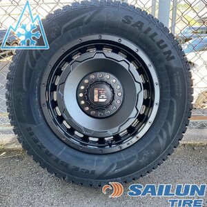 即日発送 スタッドレス ジムニー シエラ JB74W（リフトアップ車） SAILUN WSTX 225/70R16 タイヤホイールセット SwaGGer 16インチ