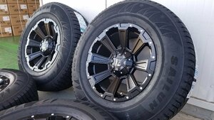 10月発送 120/150プラド FJクルーザー スタッドレス SAILUN WST3 265/70R17 17インチ 新品 タイヤホイールセット 1台分 ノーマル車高対応