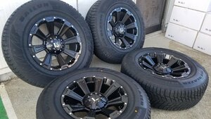 即日発送 120/150プラド FJクルーザー スタッドレス SAILUN WST3 265/70R17 17インチ 新品 タイヤホイールセット 1台分 ノーマル車高対応