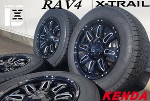 スタッドレス LEXXEL Balano エクストレイル D5 CX5 CX8 ハリアー CHR コンパス ケンダ KENDA KR36 225/65R17 17インチ