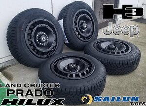 10月発送 スタッドレス 新品4本 プラド ハイラックス サーフ FJ H3 パジェロ SAILUN ICE BLAZER WST3 265/70R17 265/65R17 SwaGGer