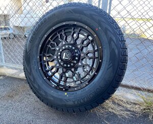 国産スタッドレス 120/150プラド H3 FJクルーザー 17インチ ヨコハマ アイスガード G075 265/70R17 タイヤホイールセット 1台分