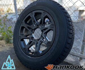 スタッドレスタイヤホイールセット 175/80R16 ジムニー専用 ハンコック Dynapro icept RW08 純正サイズ 16インチ BDX08 4本セット 1台分