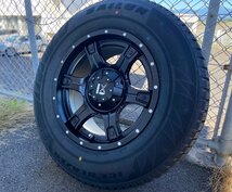 即日発送 120/150プラド FJクルーザー スタッドレス SAILUN WST3 265/70R17 17インチ 新品 タイヤホイールセット 1台分 ノーマル車高対応_画像7