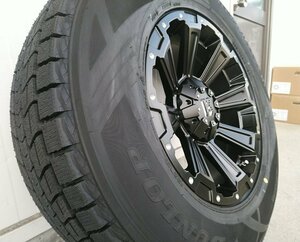 DUNLOP スタッドレス ウィンターマックス SJ8+ 265/70R17 265/65R17 275/65R17 プラド サーフ ハイラックス FJ タイヤホイール DeathRock