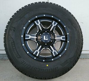 スタッドレス プラド ハイラックス FJ サーフ H3 タイヤホイールセット ブリヂストン ブリザック DM-V3 265/70R17 265/65R17 OutLaw