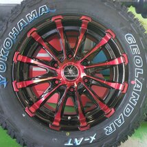 ハイエース200系 タイヤホイールセット 車検対応 ヨコハマ ジオランダー X-AT 215/65R16 16インチ BD12_画像5