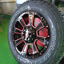 ハイエース200系 レジアスエース タイヤホイールセット 車検対応 ヨコハマ ジオランダー X-AT 215/65R16 16インチ DeathRock_画像6