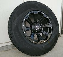 DUNLOP スタッドレス ウィンターマックス SJ8+ 265/70R17 265/65R17 275/65R17 プラド サーフ ハイラックス FJ タイヤホイール DeathRock_画像3