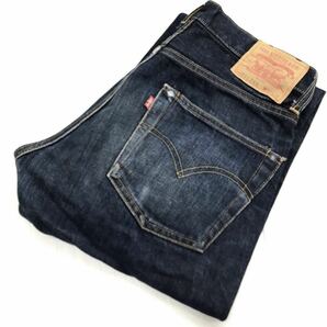 希少 バレンシア製 555 ■ LEVIS リーバイス LVC ■ 60s復刻 551ZXX ジッパーフライ ビッグE 501ZXX モデル インディゴデニム W33L36の画像1