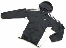 ■ adidas originals アディダス オリジナルス ■ ロゴ トレフォイル プリント チャレンジャー84 ウィンドブレーカー ブラック×ホワイト M_画像1