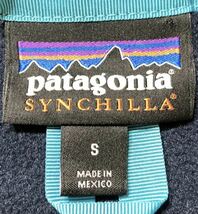 ■ patagonia パタゴニア ■ ライトウェイト シンチラ フリース ベスト ネイビー×レッド S_画像3