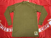 中古美品　MADE IN USA USMC FROG SILKWEIGHT SHIRT MEDIUM COYOTE PECKHAM製_画像1