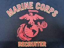 中古美品　USMC MARINE CORPS RECRUITER ロングスリーブシャツ　EXPERT製　LARGE BLACK_画像5