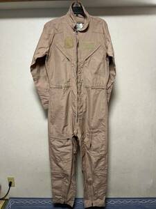 新品未使用　MADE IN USA FLYERS COVERALLS CWU-27/P, DESERT TAN 8415-01-452-4967 42LONG PROPPER製