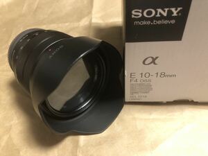 ■【中古美品】SONYソニー/広角ズームレンズ/APS-C/E 10-18mm F4 OSS/α[Eマウント]用 純正レンズ/SEL1018/Kenkoフィルター付/元箱付■