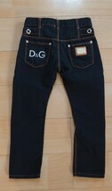 超美品　Dolce＆Gabbana ドルチェ＆ガッバーナ　D＆G　キッズ　デニム　マメール　アルマーニ　グッチ_画像6