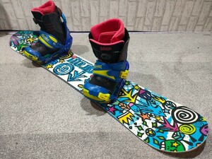 BURTON等■送無■メンテ済■ボード132センチ■ブーツ22〜24センチ■キッズ ジュニア■