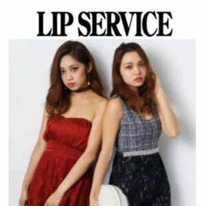 新品　リップサービス　lipservice ドレス　ブラック　ワンピース　黒　海外セレブ　サテン　レース　花柄　ベアトップ　